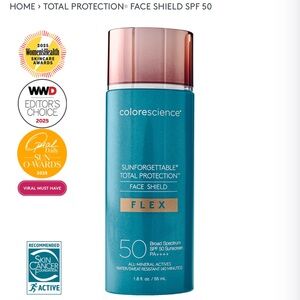 Colorescience Sunforgettable Total Protection Face Shield Flex NIB